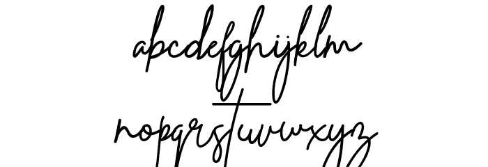 Whistle Font LOWERCASE