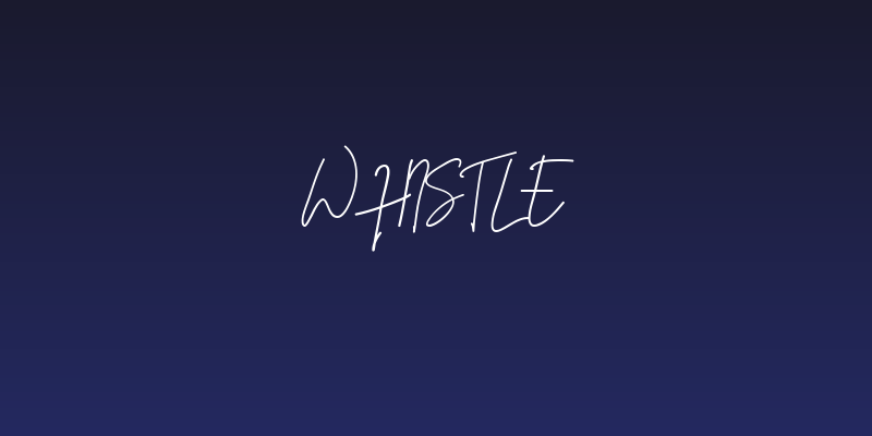 Whistle Social Header