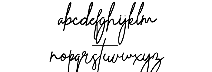 Whistle Font LOWERCASE
