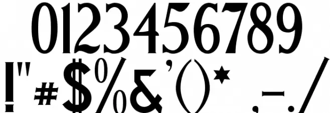 WhitbyBrewers Font OTHER CHARS