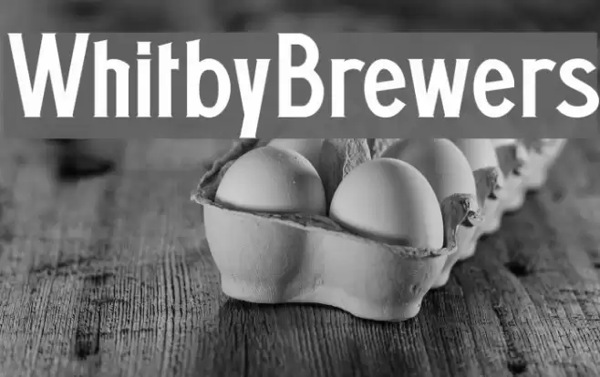 WhitbyBrewers Font examples