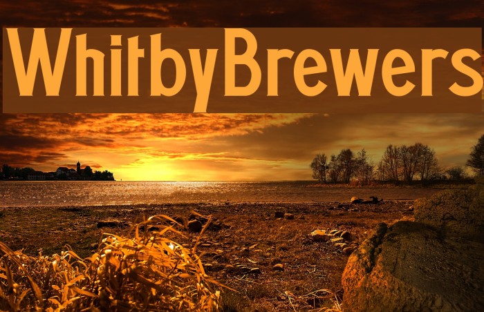 WhitbyBrewers Font examples