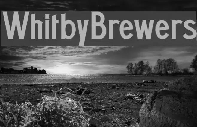 WhitbyBrewers Font examples