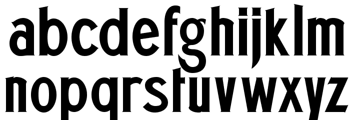 WhitbyBrewers Font LOWERCASE