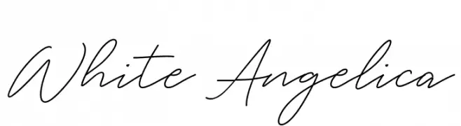 White Angelica  フリーフォントのダウンロード