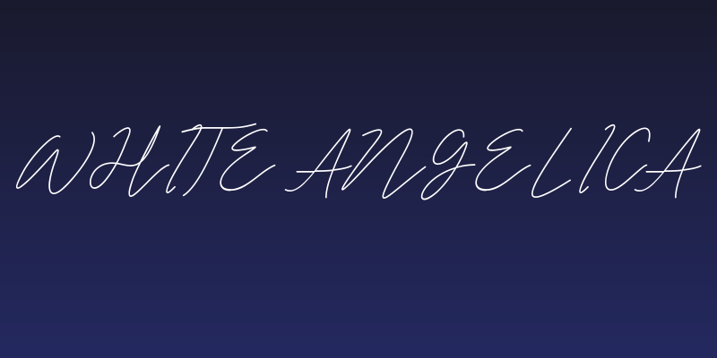 White Angelica Social Header