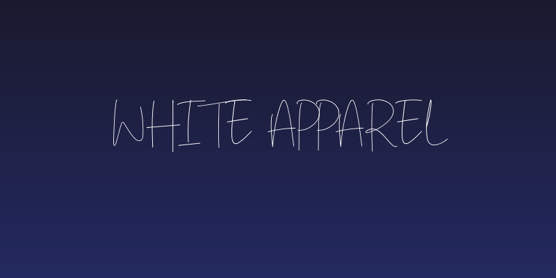 White Apparel Social Header