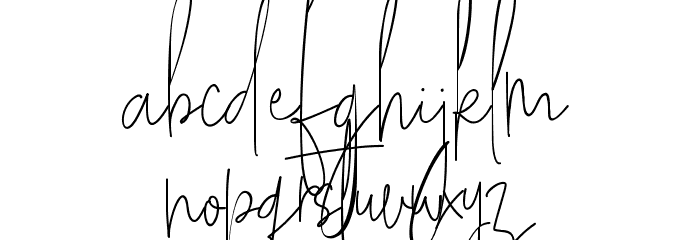 White Apparel Font LOWERCASE
