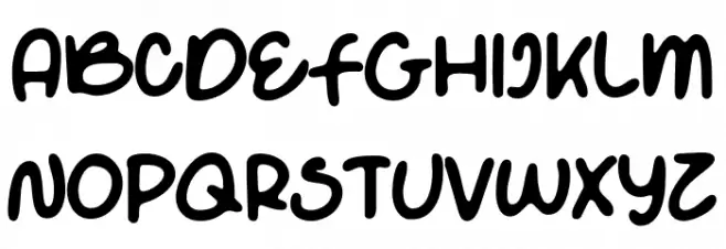 White Apple Шрифта ВЕРХНИЙ