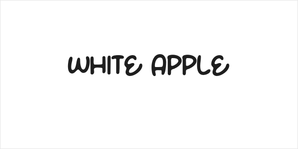 White Apple Logo