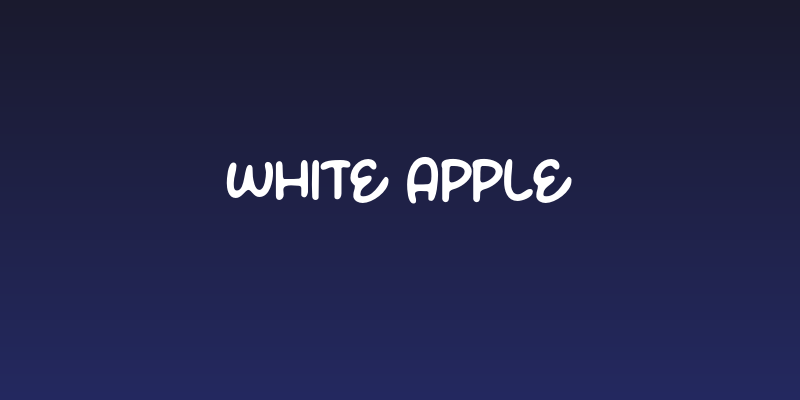 White Apple Social Header