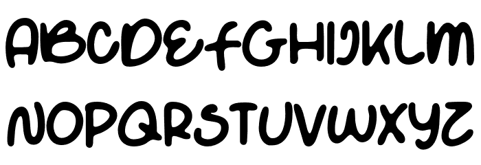 White Apple Font LOWERCASE