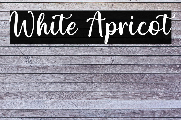 White Apricot Example 1
