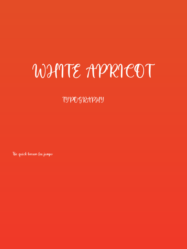 White Apricot Poster