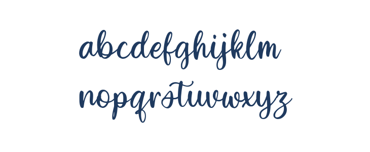 White Apricot Lowercase