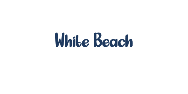 White Beach Logo