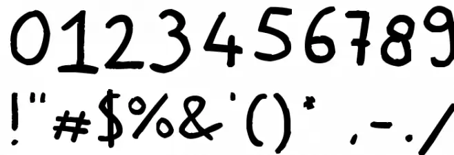 White Bear Lake Font OTHER CHARS