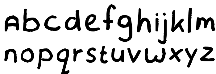 White Bear Lake Font LOWERCASE