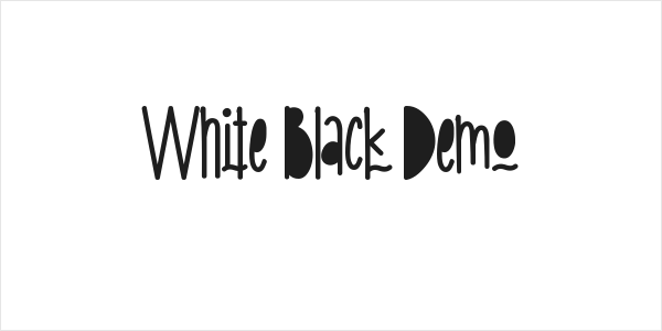 White Black Demo Logo