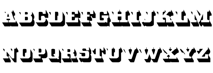 White Bold Font LOWERCASE