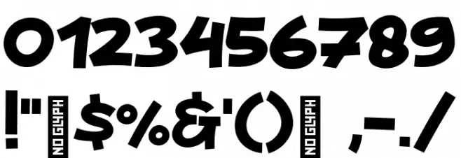 White Bread Font OTHER CHARS