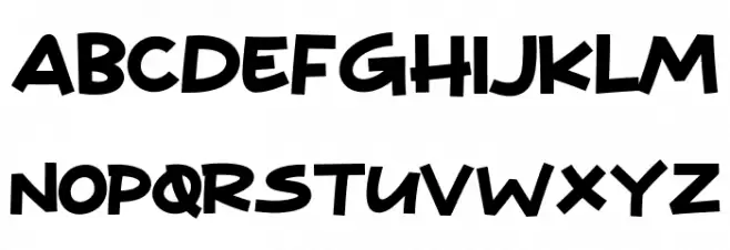 White Bread Schriftart Groß