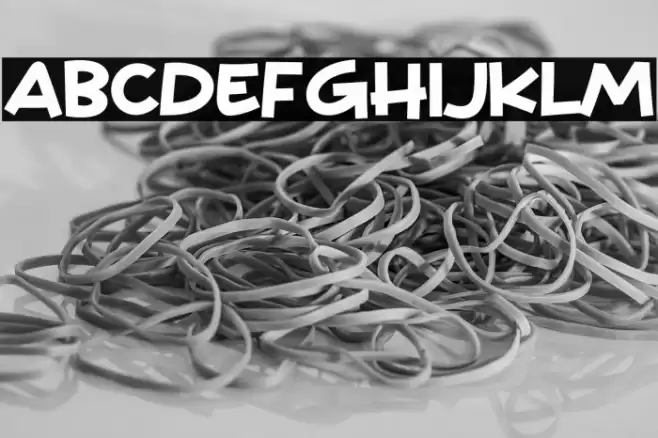 White Bread Font examples