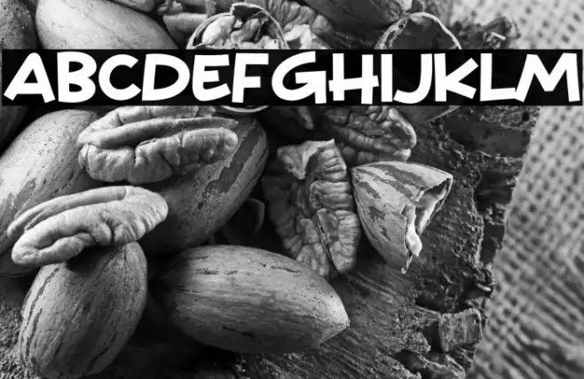 White Bread Font examples