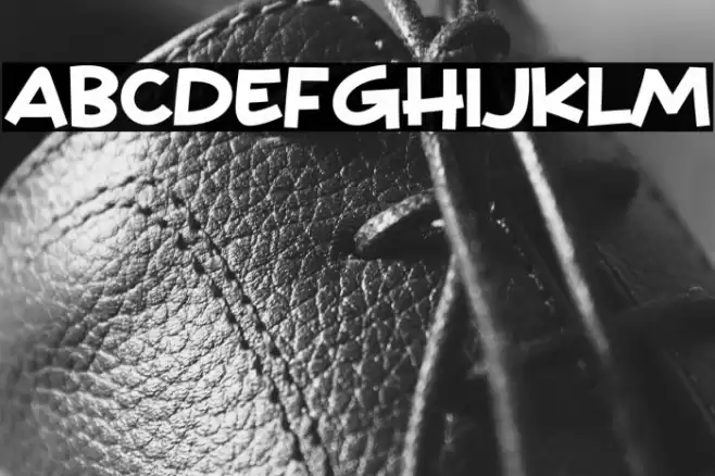 White Bread Font examples