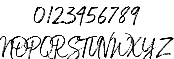 White Buttell Font OTHER CHARS
