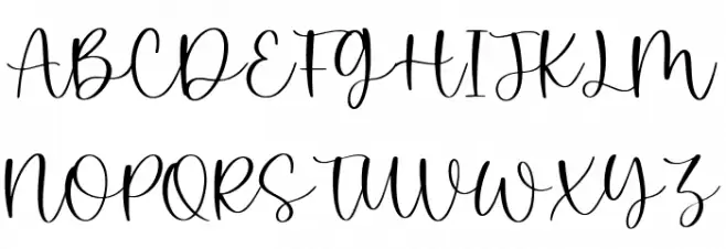 White Butter Schriftart Groß