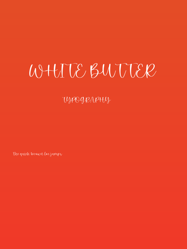 White Butter Poster