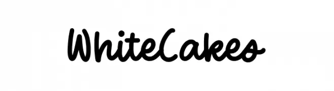 White Cakes  Frei Schriftart Herunterladen