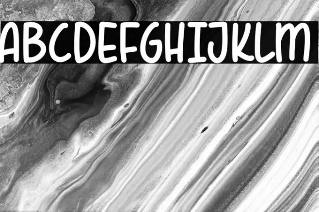 White Cakes फ़ॉन्ट examples