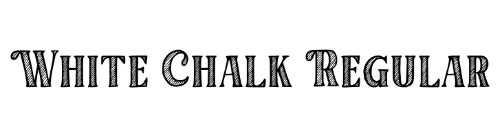 White Chalk Regular  Frei Schriftart Herunterladen