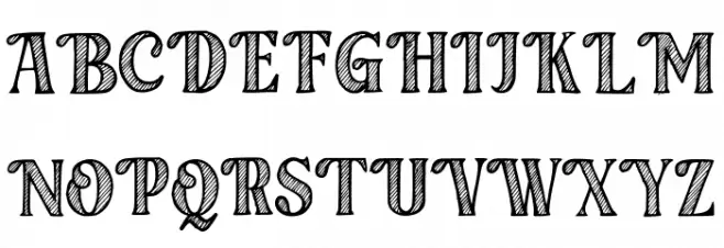 White Chalk Regular Font UPPERCASE