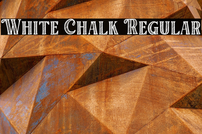 White Chalk Regular Example 1