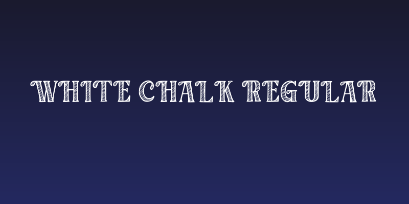 White Chalk Regular Social Header