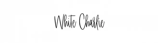 White Charlie  Free Fonts Download