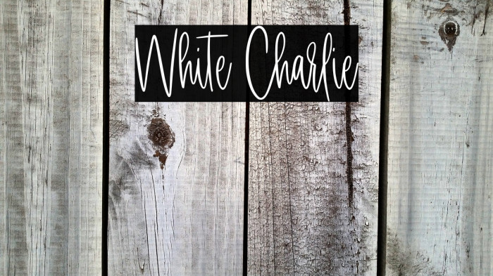 White Charlie Example 2