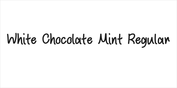 White Chocolate Mint Regular Logo