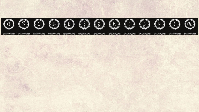 White Christmas Monogram Reg Example 1