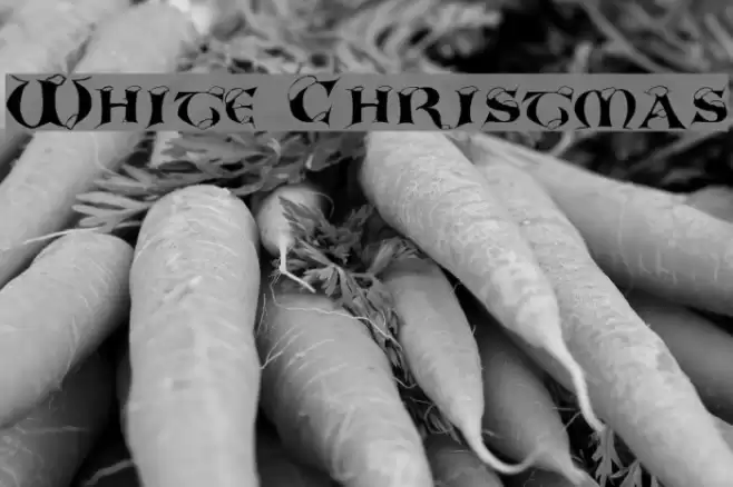 White Christmas Font examples