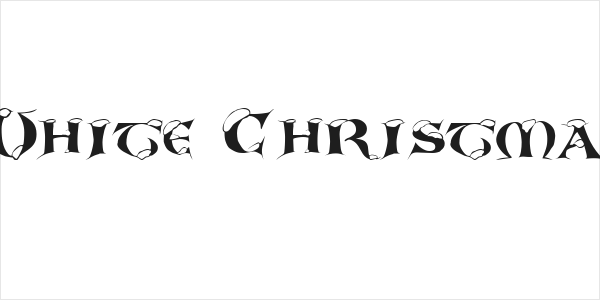 White Christmas Logo