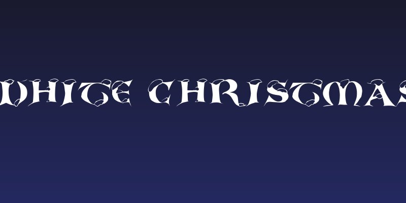 White Christmas Social Header