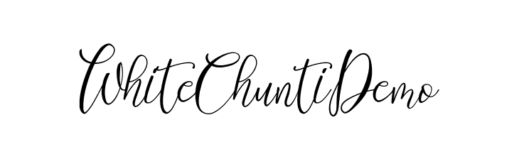 White Chunti Demo  Fuentes Gratis Descargar