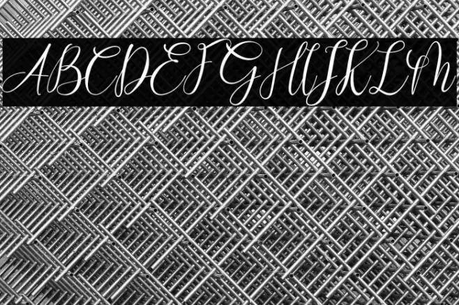 White Chunti Demo Font examples