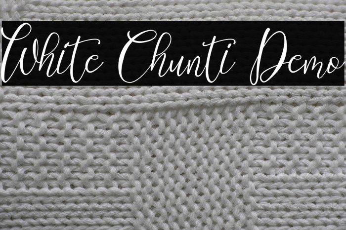 White Chunti Demo Example 3