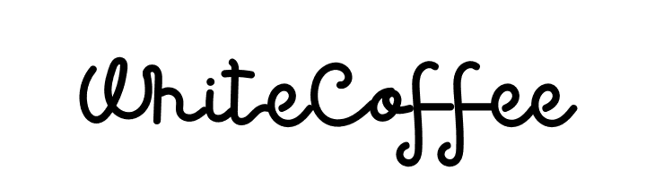 White Coffee  les polices de caractères gratuit tlcharger