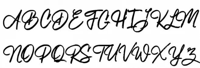 White Colors 字体 大写